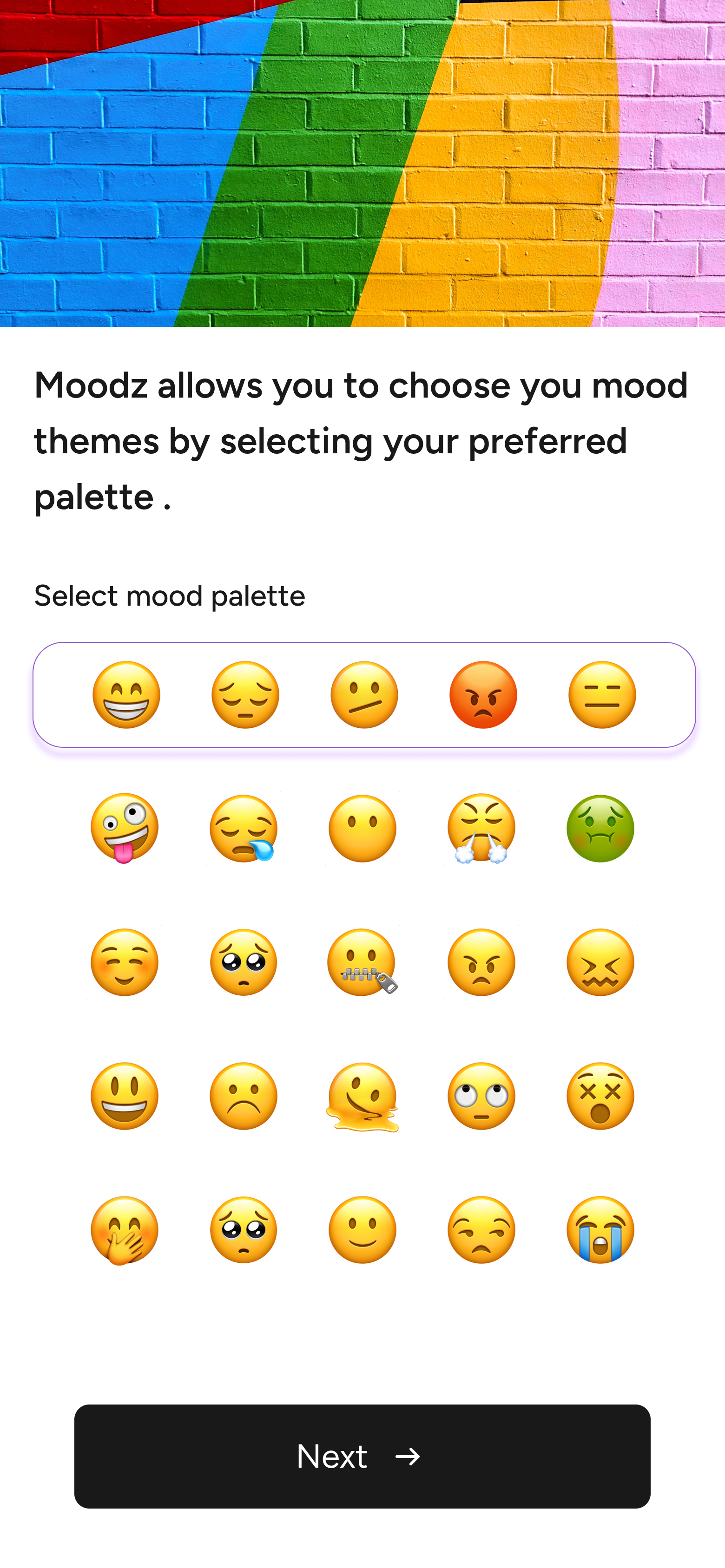 Moodz App Experiment